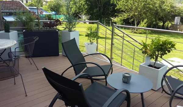 Aménagement d'une terrasse